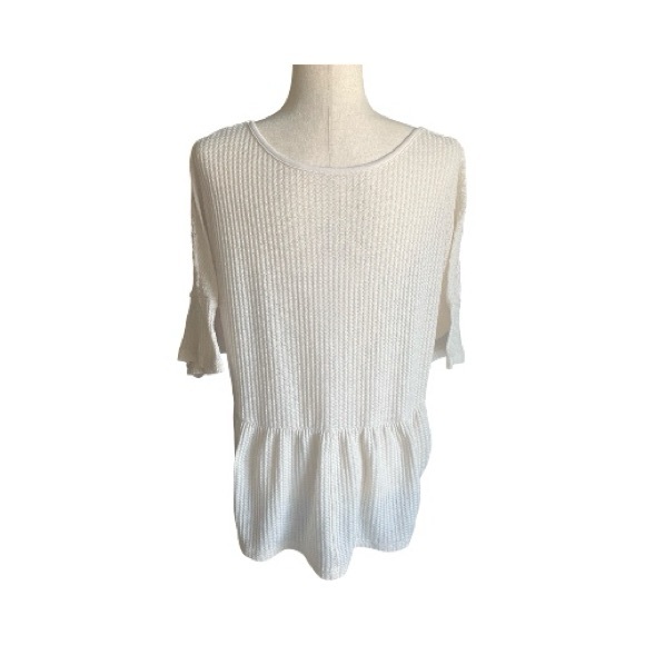 SHEIN-CREAM EMBROIDERED TOP-WOMENS SIZE 4X - Picture 4 of 6